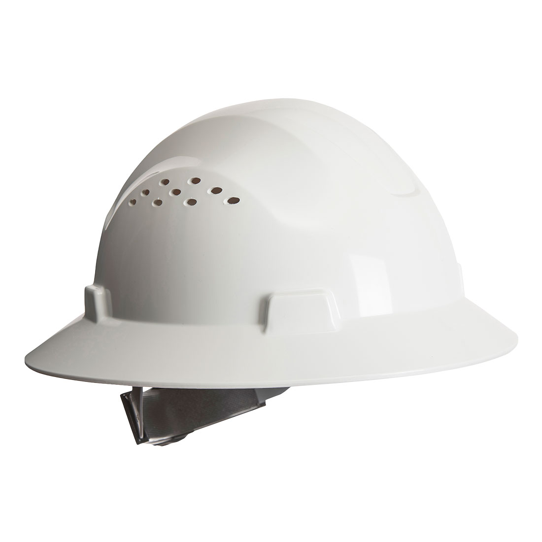 PW52 Portwest® Full Brim Premier Vented Hard Hat - White